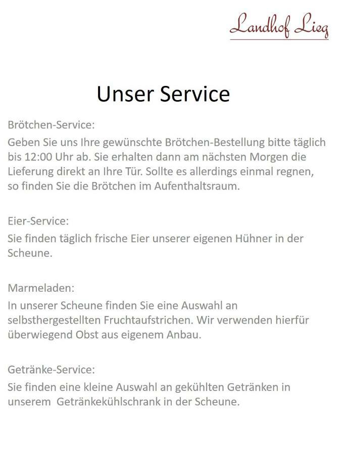 Landhof - Tierische Auszeit In Unseren Gemuetlichen Appartement Lieg